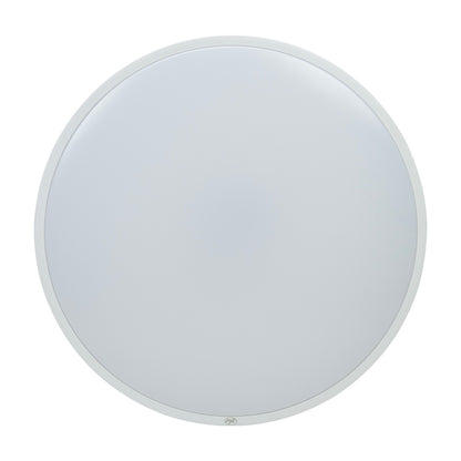 Plafoniera LED PNI D-Light CL2436T Wi-Fi, RGBW, 36W, dimabila, rotunda 41 cm, 3000K-6500K, alimentare 230V, 3600 lm, alb, control din Tuya app