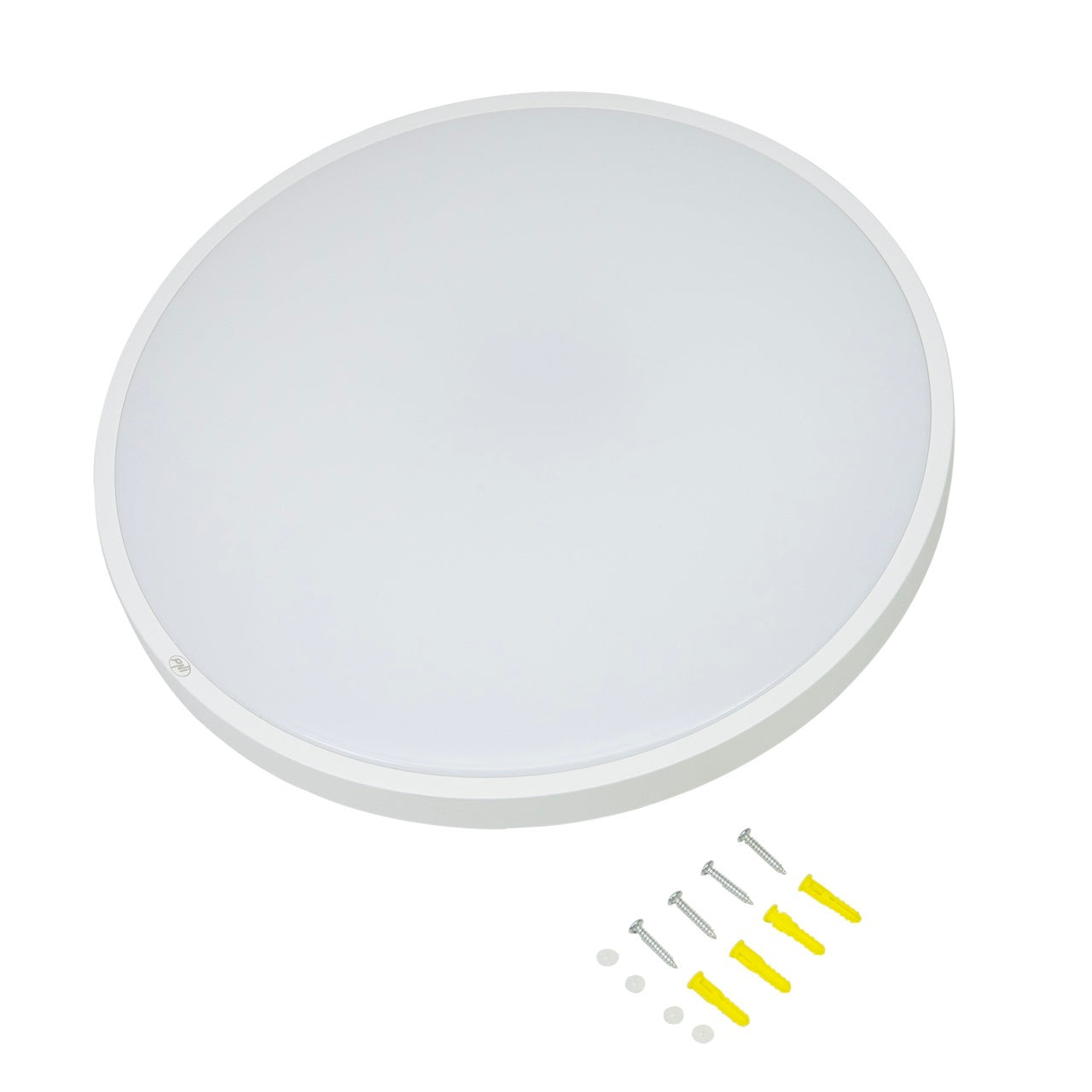Plafoniera LED PNI D-Light CL2436T Wi-Fi, RGBW, 36W, dimabila, rotunda 41 cm, 3000K-6500K, alimentare 230V, 3600 lm, alb, control din Tuya app
