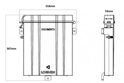 Port documente DREPTUNGHIULAR