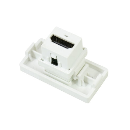 Priza HDMI PNI HD01 modulara, montaj incastrat, alb