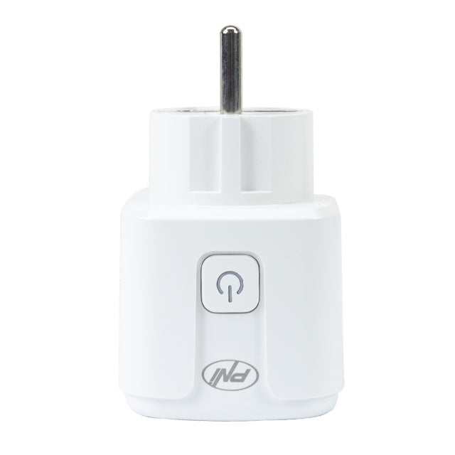 Priza inteligenta PNI SmartHome WP800 WiFi control prin internet, App Tuya Smart, compatibila cu Amazon Alexa si Google Home, masoara consumul de energie