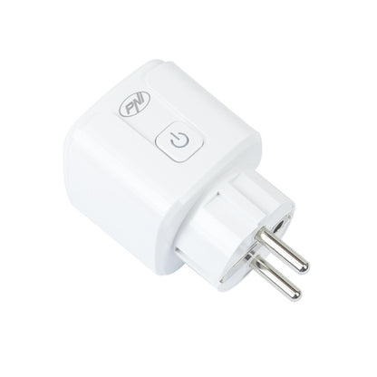 Priza inteligenta PNI SmartHome WP800 WiFi control prin internet, App Tuya Smart, compatibila cu Amazon Alexa si Google Home, masoara consumul de energie