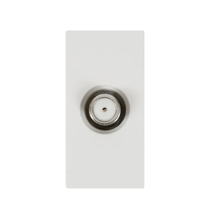 Priza TV PNI TV10, modulara, incastrabila, tip F 1/2, pentru rama din sticla RM101W, RM202W