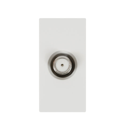 Priza TV PNI TV10, modulara, incastrabila, tip F 1/2, pentru rama din sticla RM101W, RM202W