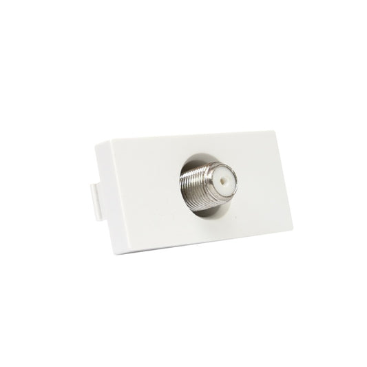 Priza TV PNI TV10, modulara, incastrabila, tip F 1/2, pentru rama din sticla RM101W, RM202W