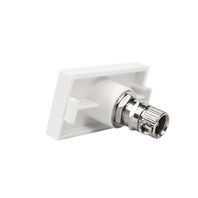 Priza TV PNI TV10, modulara, incastrabila, tip F 1/2, pentru rama din sticla RM101W, RM202W