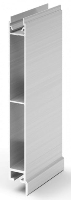 Profil aluminiu anodizat 2500 mm, T5 inferior