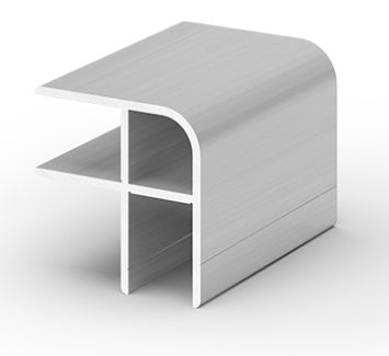 Profil aluminiu anodizat 5000 mm, T5