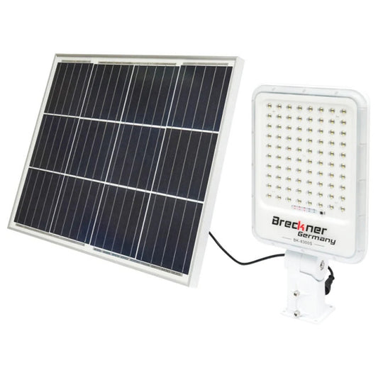Proiector LED 30W cu panou solar si baterie 3,2V/40Ah si suport articulat