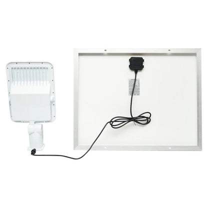 Proiector LED 30W cu panou solar si baterie 3,2V/40Ah si suport articulat