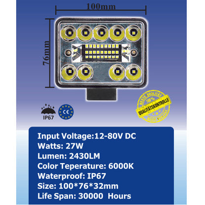 Proiector LED SMD - 27W - 2 FAZE