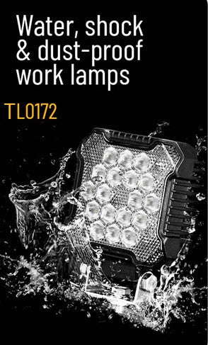 Proiector patrat 18xLED-URI - REZISTENTA LA APA IP68