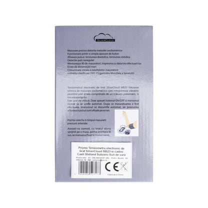 Promo Tensiometru electronic de brat SilverCloud MB23 si cadou Casti Midland Subzero Sun pentru vară