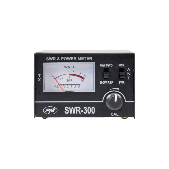 Reflectometru PNI SWR-300 PWR-SWR Meter, pentru masurare SWR antene radio in frecventa 26-30Mhz si putere statii radio CB