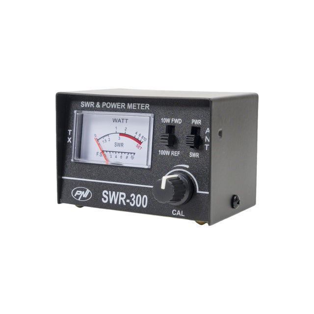 Reflectometru PNI SWR-300 PWR-SWR Meter, pentru masurare SWR antene radio in frecventa 26-30Mhz si putere statii radio CB