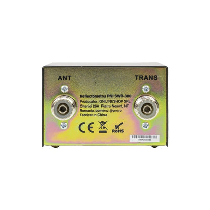 Reflectometru PNI SWR-300 PWR-SWR Meter, pentru masurare SWR antene radio in frecventa 26-30Mhz si putere statii radio CB