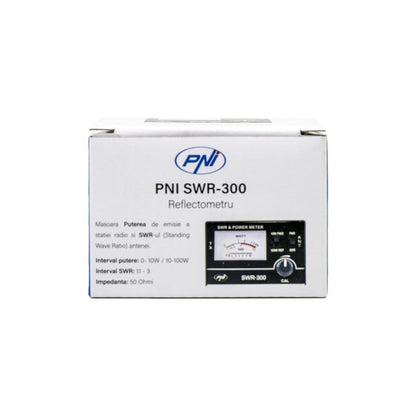 Reflectometru PNI SWR-300 PWR-SWR Meter, pentru masurare SWR antene radio in frecventa 26-30Mhz si putere statii radio CB