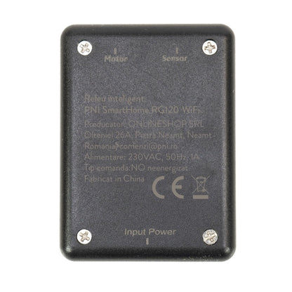 Releu inteligent PNI SmartHome RG120 WiFi pentru comanda deschidere usa garaj/poarta monitorizata prin internet cu App Tuya Smart, compatibil Amazon Alexa si Google Home, deschizător pentru uși de garaj