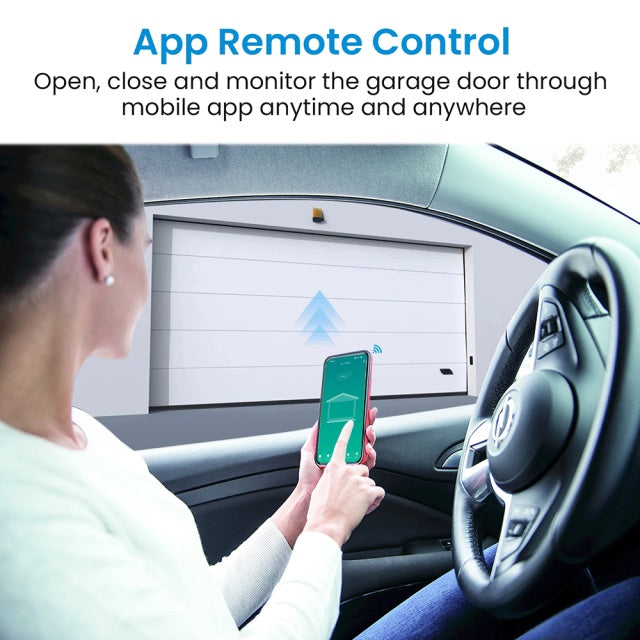 Releu inteligent PNI SmartHome RG121 cu Wi-Fi pentru comanda deschidere usa garaj/poarta, compatibil cu aplicatia Tuya, alimentare 5 V