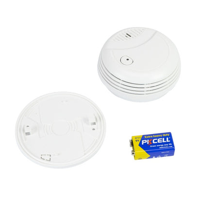 Senzor de fum PNI A437, standalone, cu alarmare sonora si luminoasa, 85dB, interior, alb