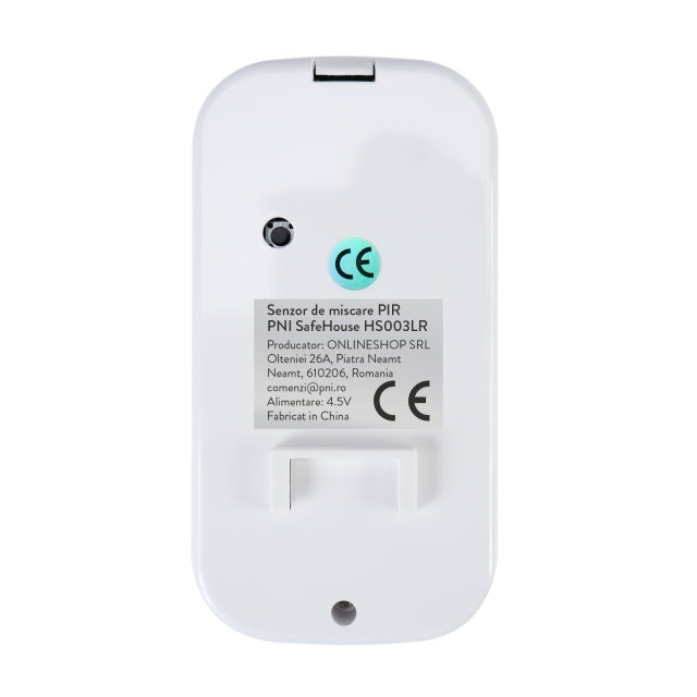 Senzor de miscare PIR PNI SafeHouse HS003LR fara fir pentru sisteme de alarma wireless