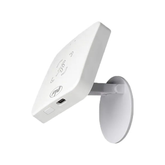 Senzor de prezenta PNI SafeHouse HS402 Wi-Fi, cu unde radar milimetrice, raza de 10 m, detecteaza miscarea si prezenta statica, masoara distanta si luminozitatea, compatibil cu aplicatia Tuya, aliment