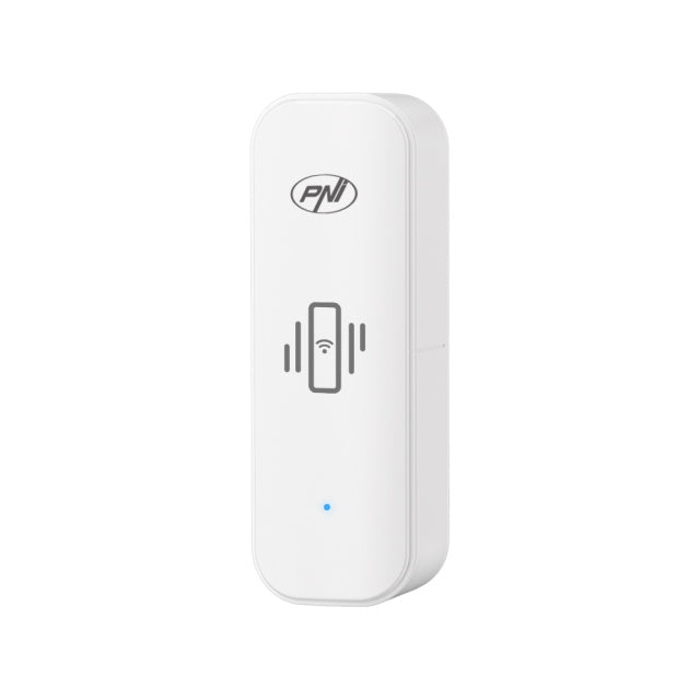 Senzor de vibratie PNI SafeHouse HS501 cu Wi-Fi, compatibil aplicatia Tuya, alimentare 3V