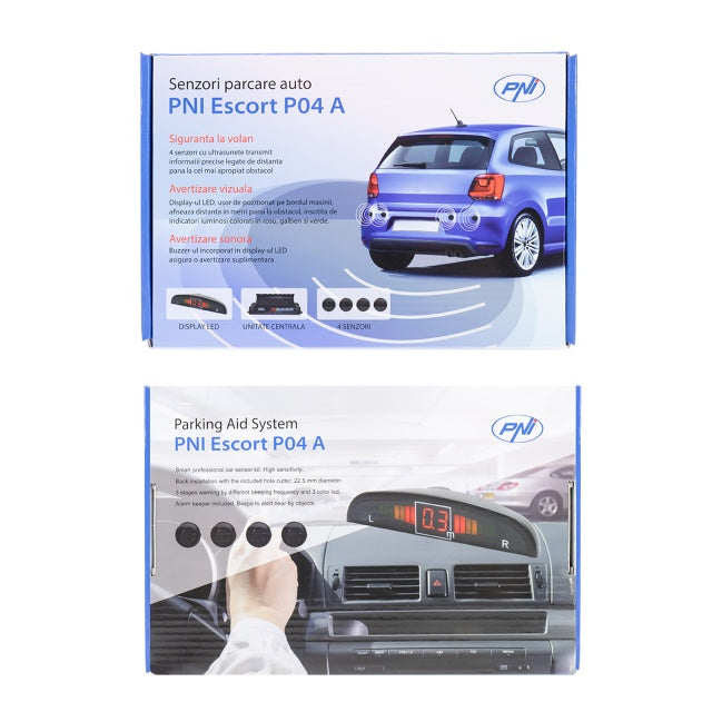 Senzori parcare auto PNI Escort P04 A cu 4 receptori