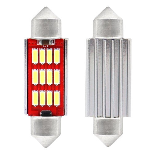 Set 2 becuri LED auto, sofit 39mm 12/24V BOSMA