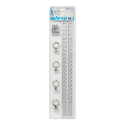 Set 2 Sine ancorare aluminiu 60 cm cu carlige