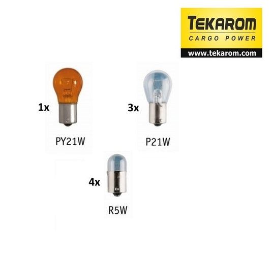 Set becuri Lampa camion 8 functii