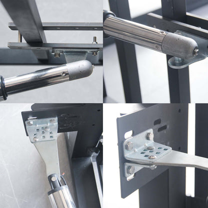 Set brate PNI MAB300BR pentru kit automatizare porti batante PNI MAB300, contine 2 bucati