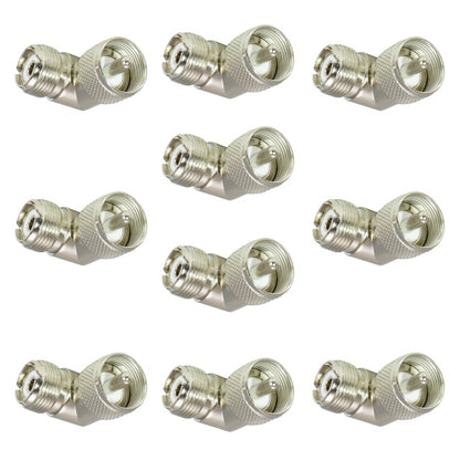 Set cu 10 bucati mufa 90 grade PNI PL tata - PL mama