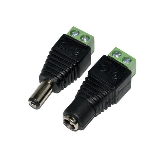 Set cu 10bc Mufe alimentare mama/tata PNI M02 pentru sisteme de supraveghere