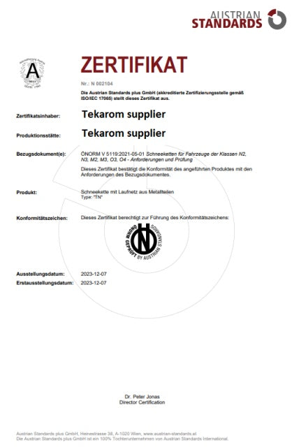SET LANTURI CAMION 295/60-22.5 ONORM V5119