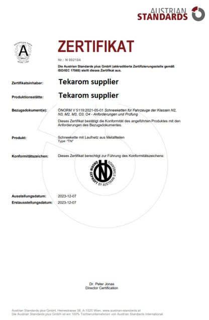 SET LANTURI CAMION 295/60-22.5 ONORM V5119