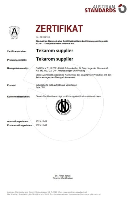 SET LANTURI CAMION 315/60-22.5 ONORM V5119