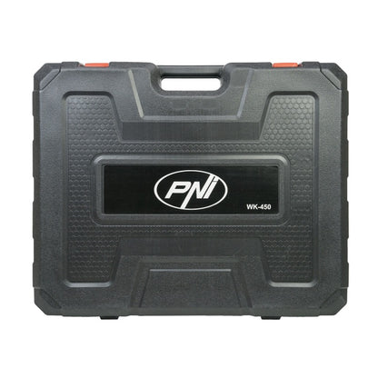 Set scule electrice PNI WK450 cu 2 acumulatori 18V 5.0Ah, incarcator inclus, brushless