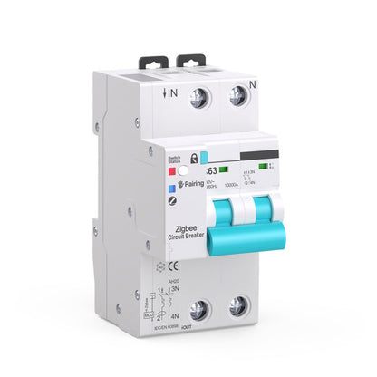 Siguranta automata inteligenta PNI SafeHome PT863 WiFi reglabila 1-63A, comanda prin internet, aplicatie de mobil Tuya Smart, integrare in scenarii si automatizari smart cu alte produse compatibile Tu