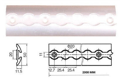 Sina ancorare din aluminiu 200 cm