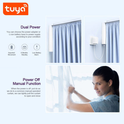 Sina perdea, draperie PNI PT9233S lungime 3m, compatibila cu motor inteligent PNI SafeHome PT923