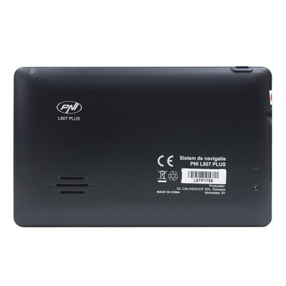 Sistem de navigatie GPS PNI L807 PLUS ecran 7 inch, 800 MHz, 256MB DDR, 8GB memorie interna, FM transmitter