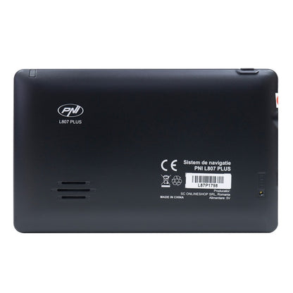 Sistem de navigatie GPS PNI L807 PLUS ecran 7 inch, 800 MHz, 256MB DDR, 8GB memorie interna, cu parasolar inclus