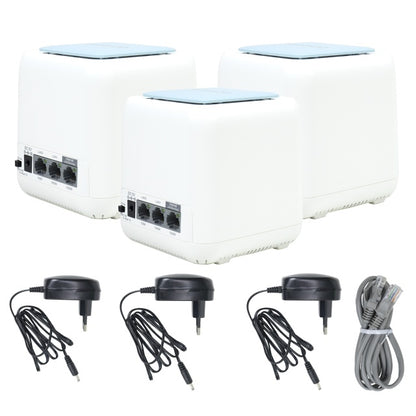 Sistem Mesh Wi-Fi PNI GB1200 Gigabit cu acoperire completa pentru casa 3 buc router si AP acces point