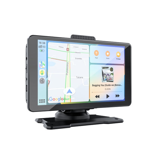 Sistem multimedia auto PNI L8050 cu ecran de 7 inch, Apple Carplay si Android Auto, Android/iPhone mirroring, FM transmitter, camera video mers inapoi inclusa
