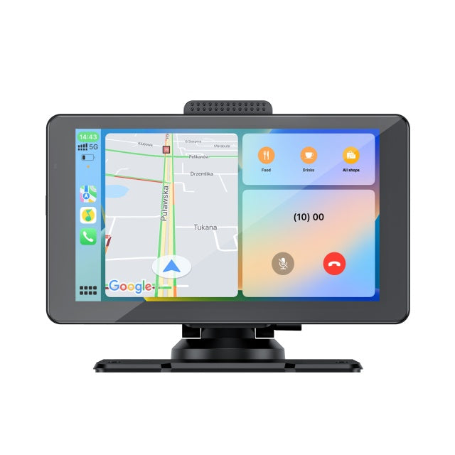 Sistem multimedia auto PNI L8050 cu ecran de 7 inch, Apple Carplay si Android Auto, Android/iPhone mirroring, FM transmitter, camera video mers inapoi inclusa