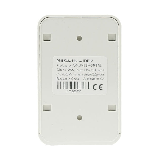 Sonerie video PNI Safe House IDB15 WiFi, vizibilitate noctura, IP54, acumulator incorporat, control din aplicatia Tuya