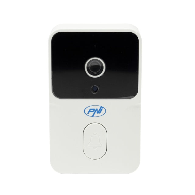Sonerie video PNI Safe House IDB15 WiFi, vizibilitate noctura, IP54, acumulator incorporat, control din aplicatia Tuya