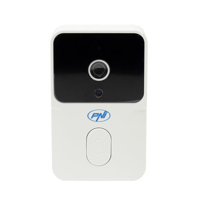 Sonerie video PNI Safe House IDB15 WiFi, vizibilitate noctura, IP54, acumulator incorporat, control din aplicatia Tuya