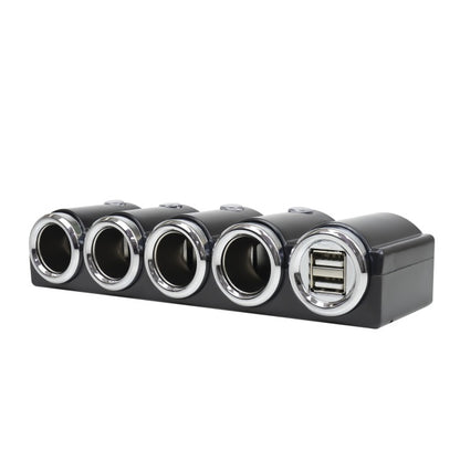 Spliter bricheta auto PNI Lighter 04 12V/24V 4 iesiri, 2xUSB, indicator LED
